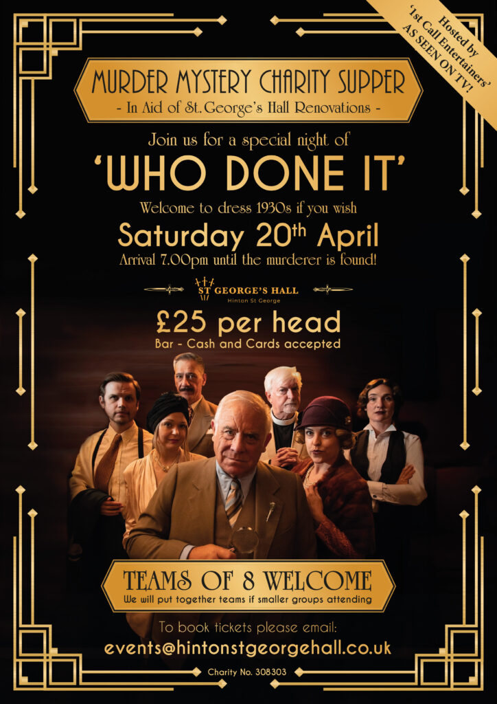 Murder Mystery Charity Supper